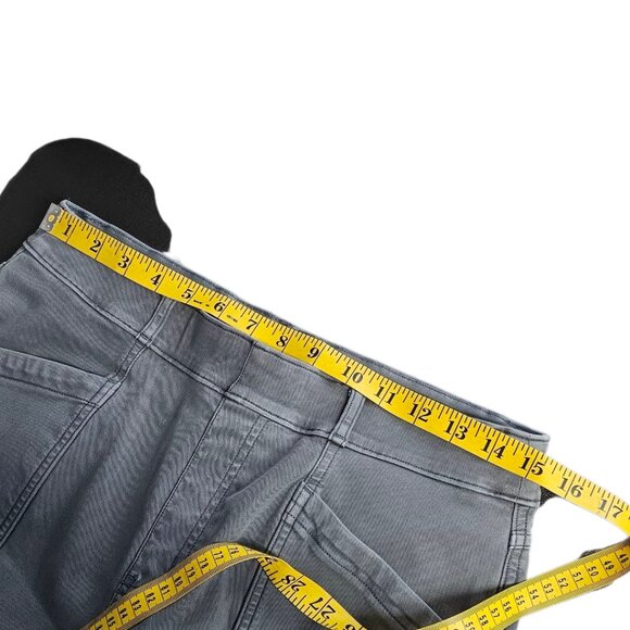 SPANX Stretch Twill Straight Leg Pant, Seafoam Green, Shaping, Pull On, Size L - Picture 8 of 11